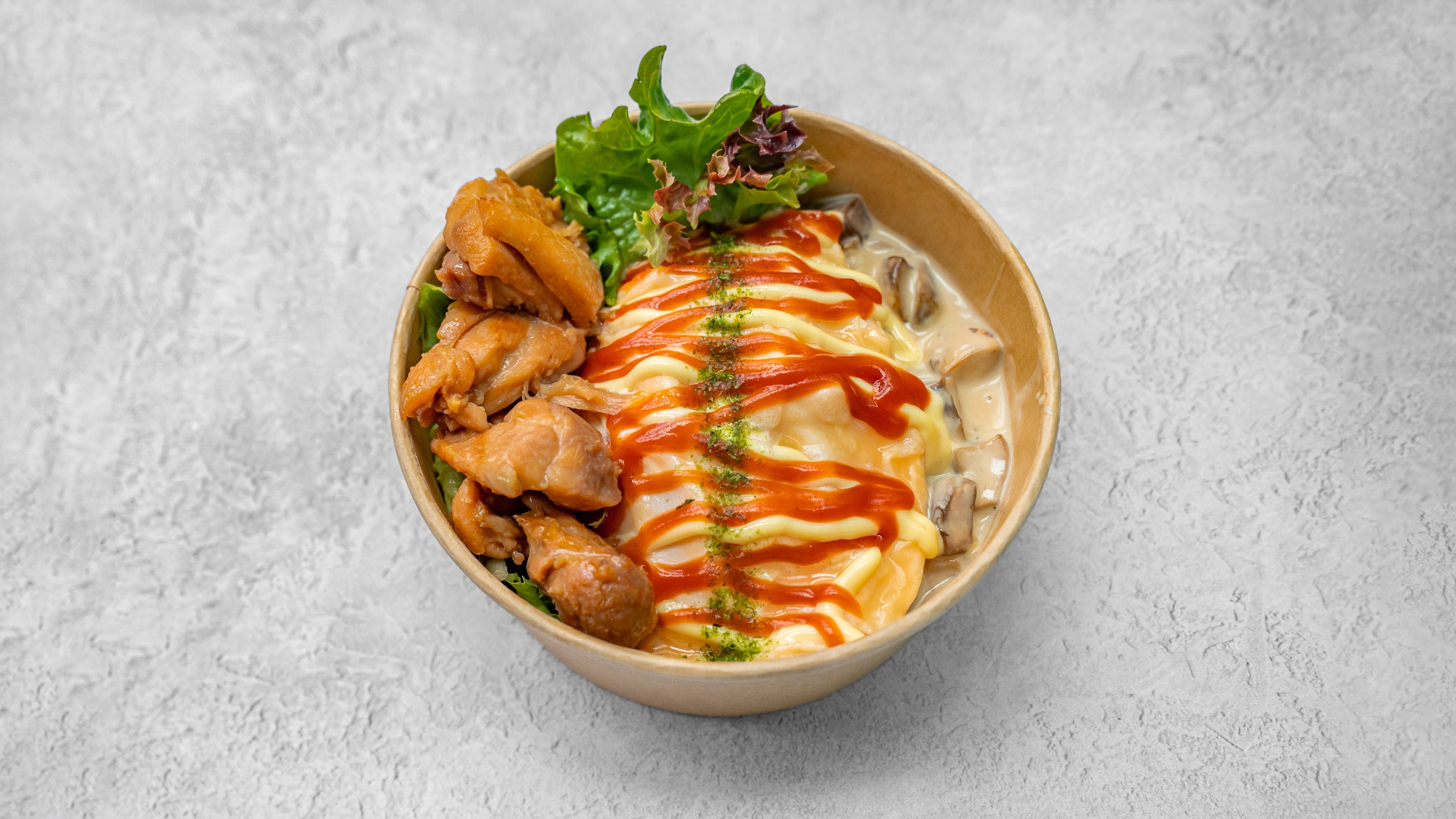 Creamy Mushroom Chicken Katsu Omurice 蘑菇雞排蛋包飯
