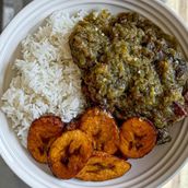 Ofada Rice & Ayamase