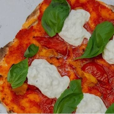 Pinsa Burrata (V) (Halal) (Keto)