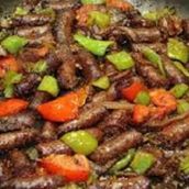 Alexandrian Sausages Dish