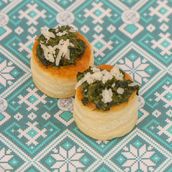 Spinach And Parmesan Bouchée