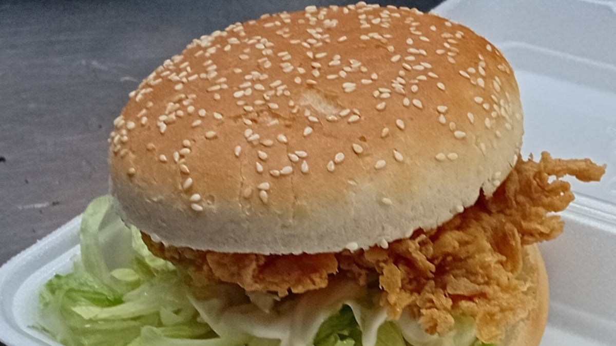Chicken Strip Burger