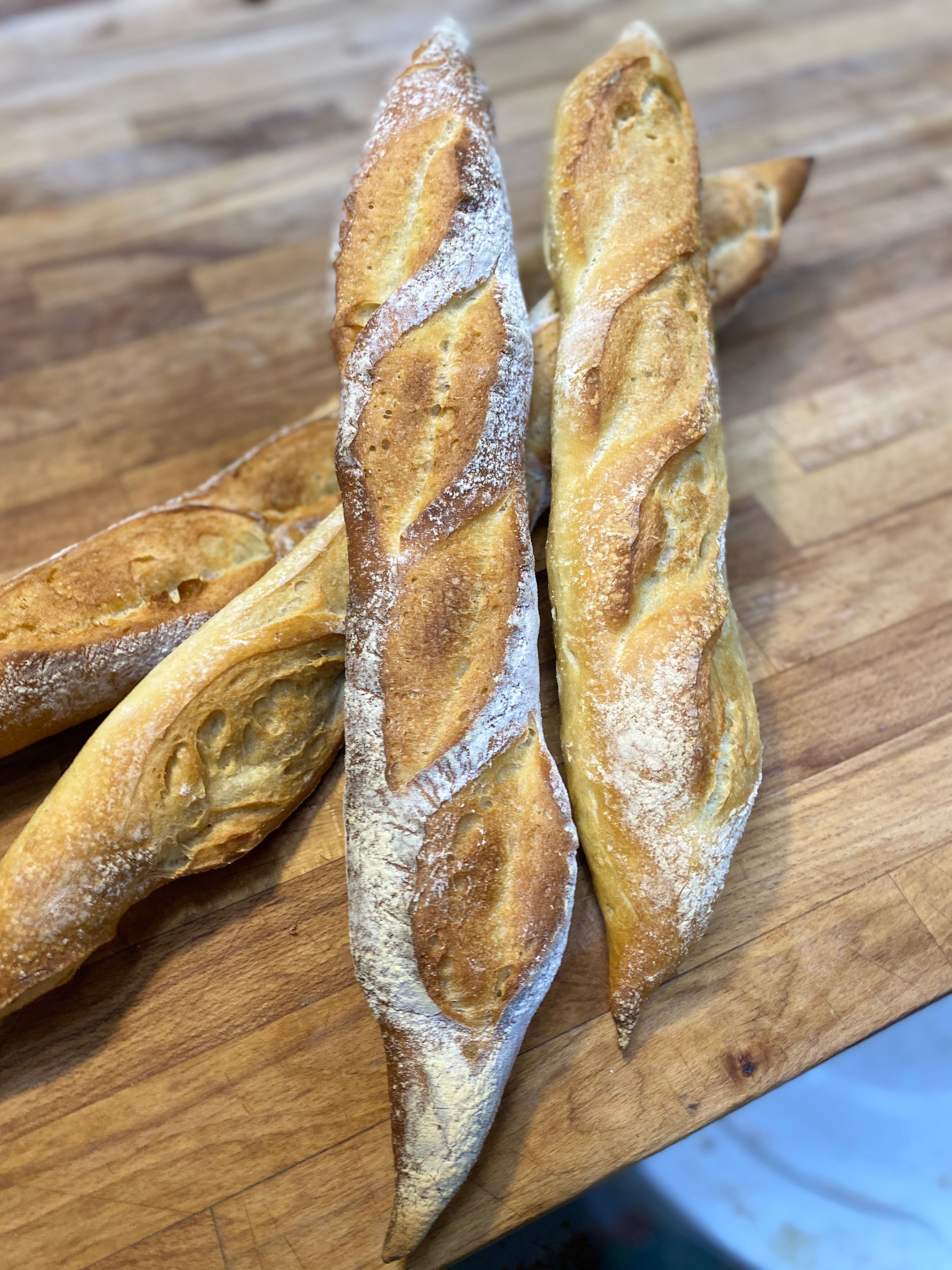 Baguette, Artisan and long Prove