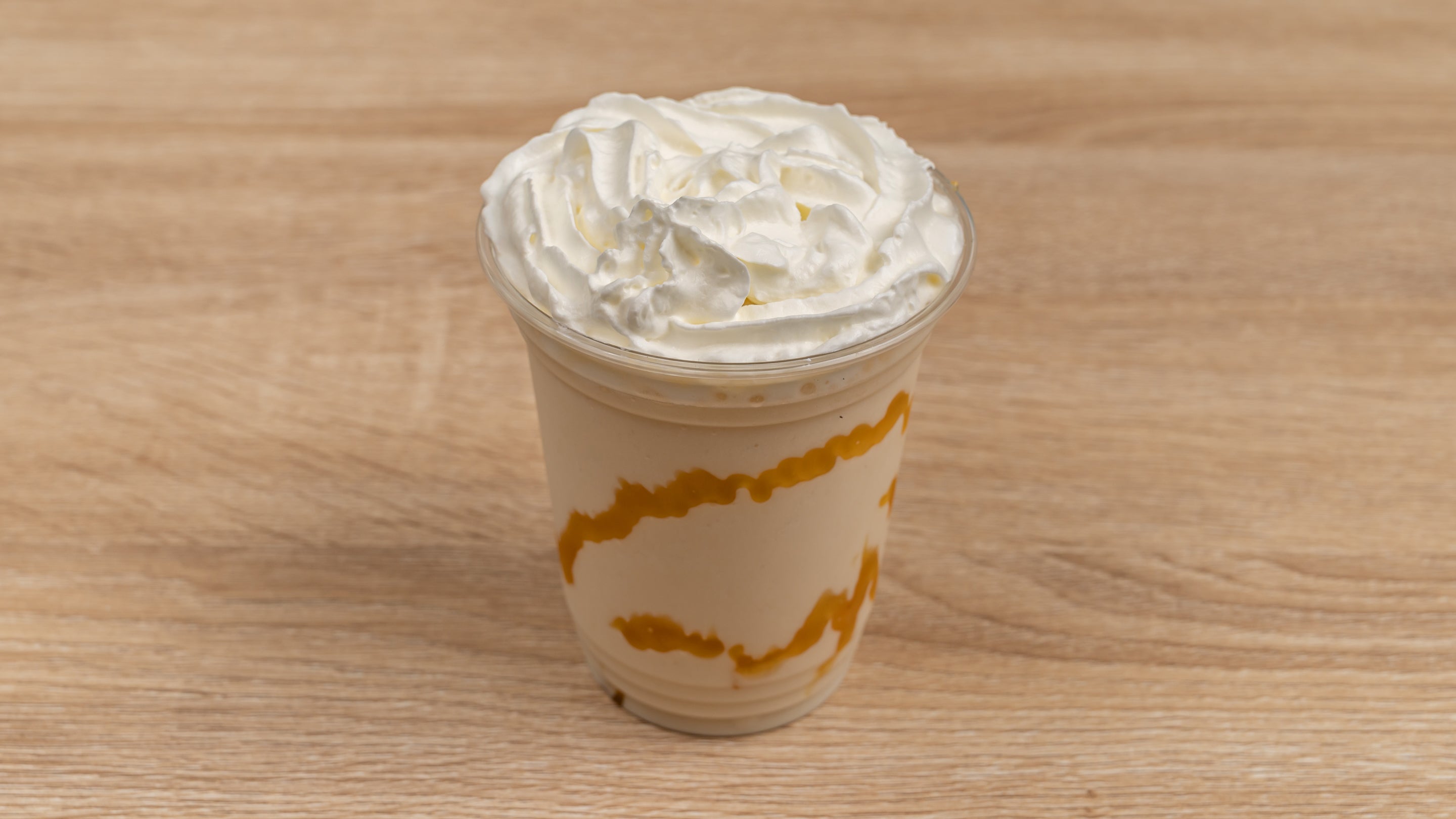 Mango and coconut frappe