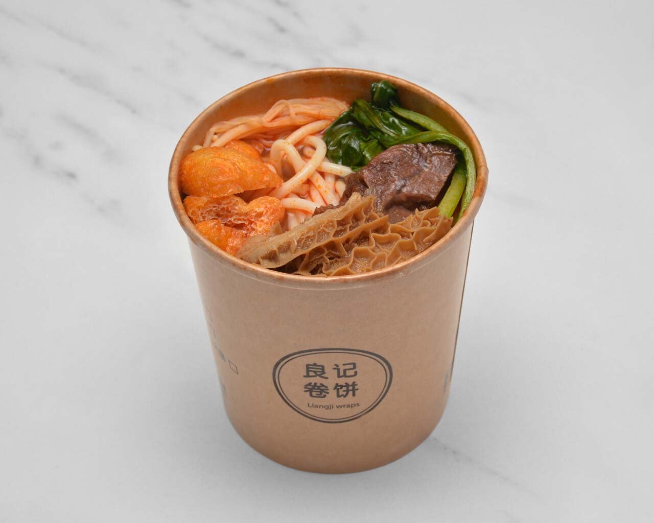 Tomato Beef & Tripe Rice Noodle Soup 番茄双拼米线