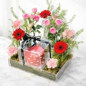 Happy Year Bloom Acrylic Box