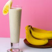 Banana And Milk Cocktail