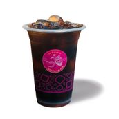 Cold Americano hazelnut coffee