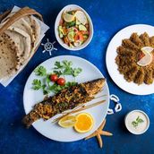 Grilled Mullet Meal - وجبة بورى مشوي ردة