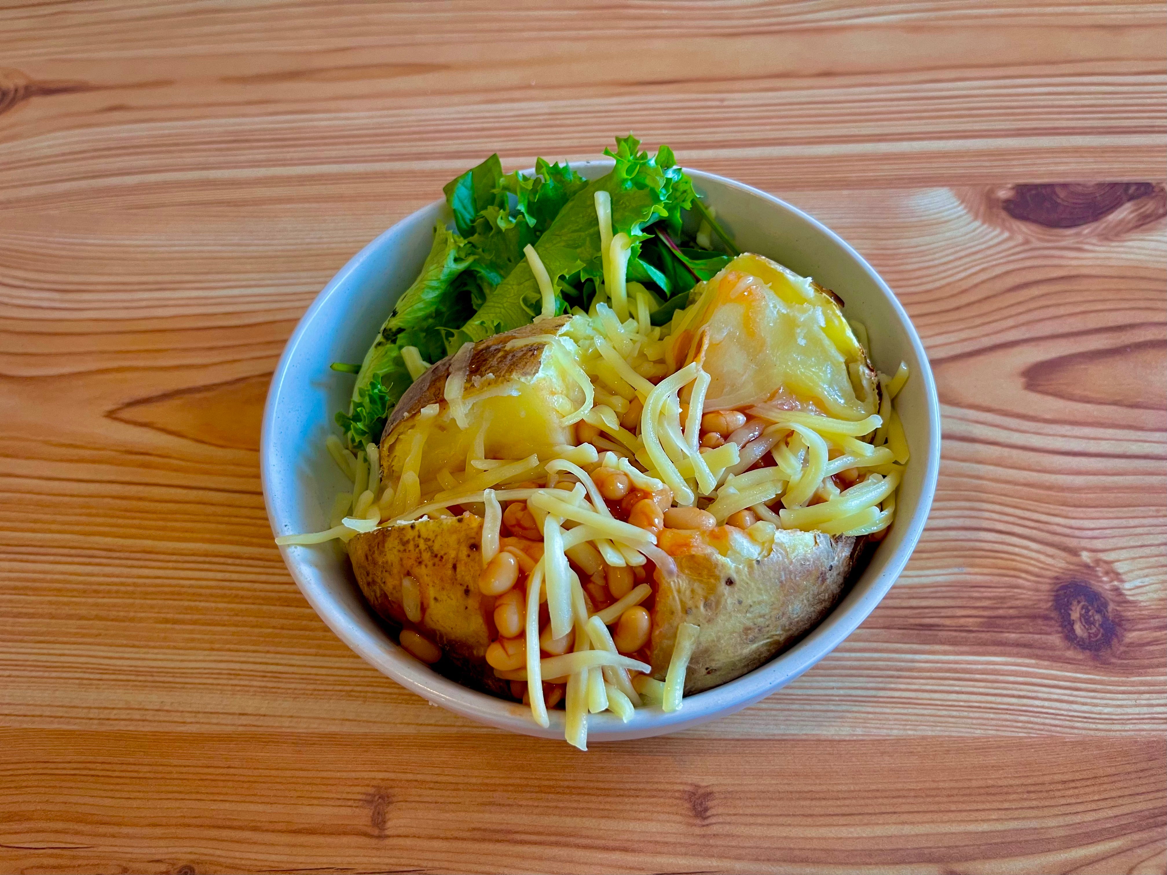 Jacket Potato with One Topping