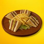 Beef Club sandwich