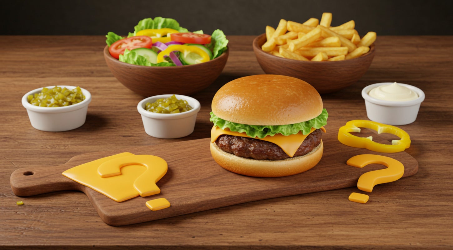 Build Your Own Beef Quarter Pounder
