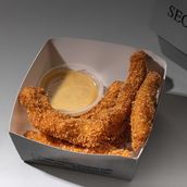 Red chicken fingers
