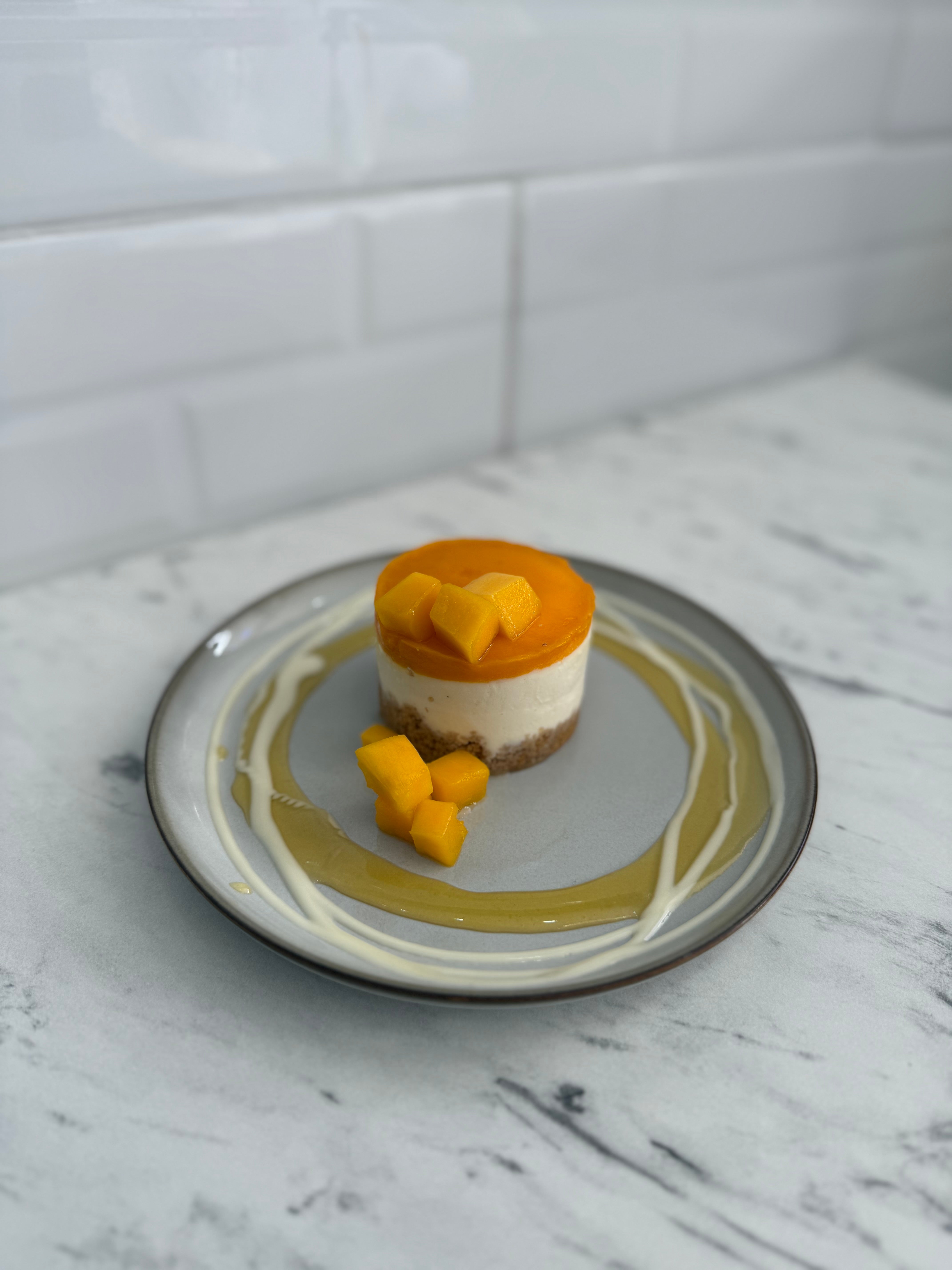 Mango cheesecake