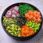 Salmon Teriyaki Poke