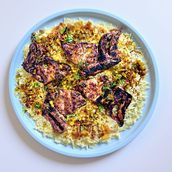 Charcoal Chicken Majboos Tray