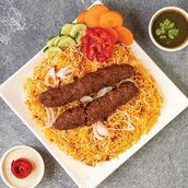 Mutton Kabab Biryani