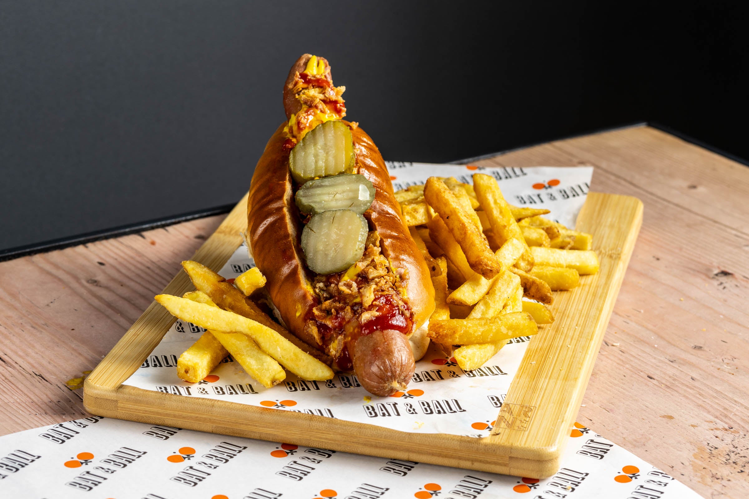 Classic Vegan Hot Dog & Fries