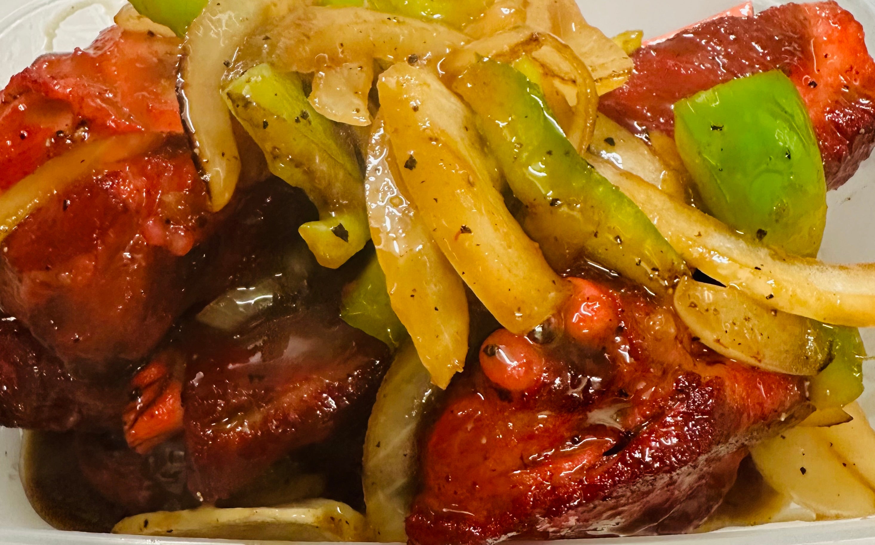 Spare Ribs in Pepper and Honey Sauce