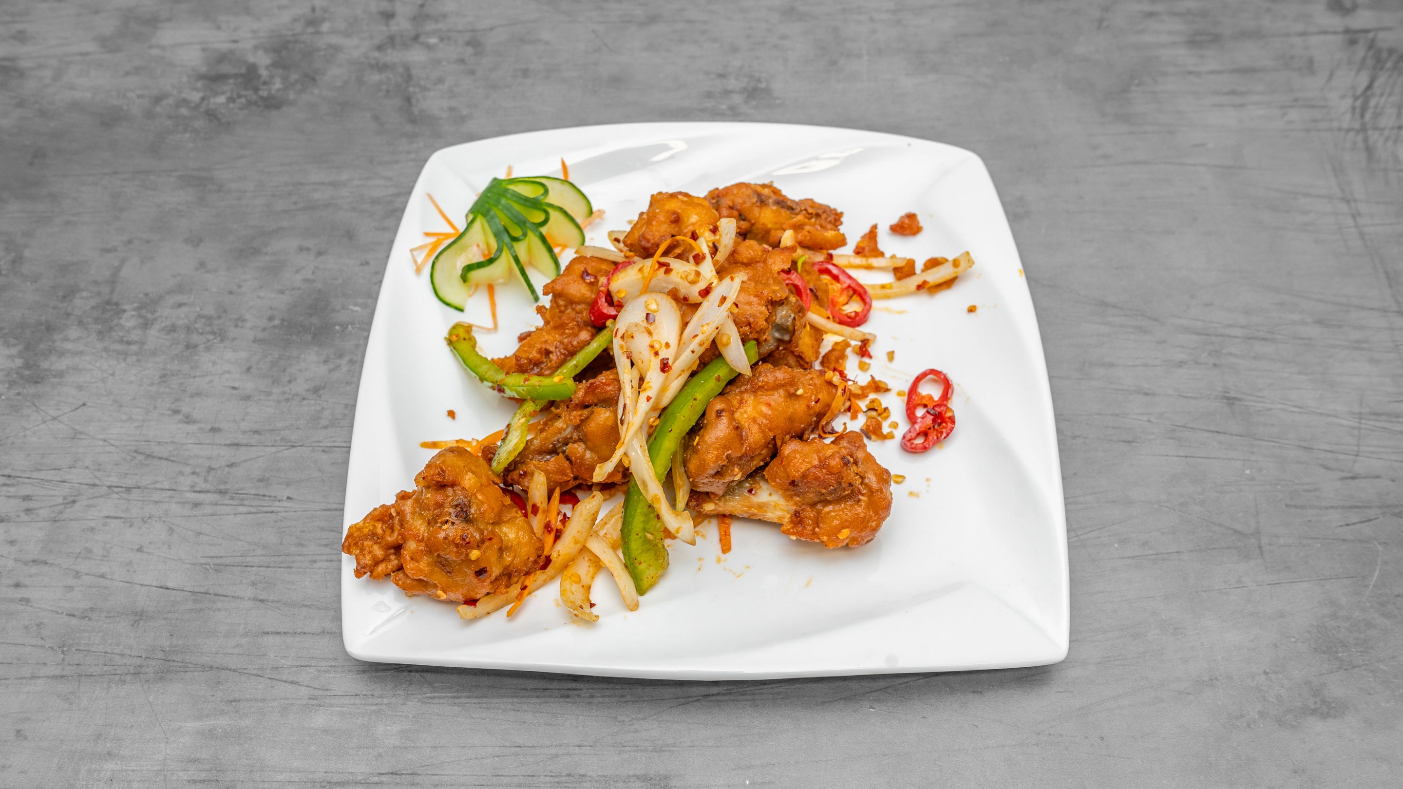 Salty and Spicy Chicken Wings 椒盐鸡翅