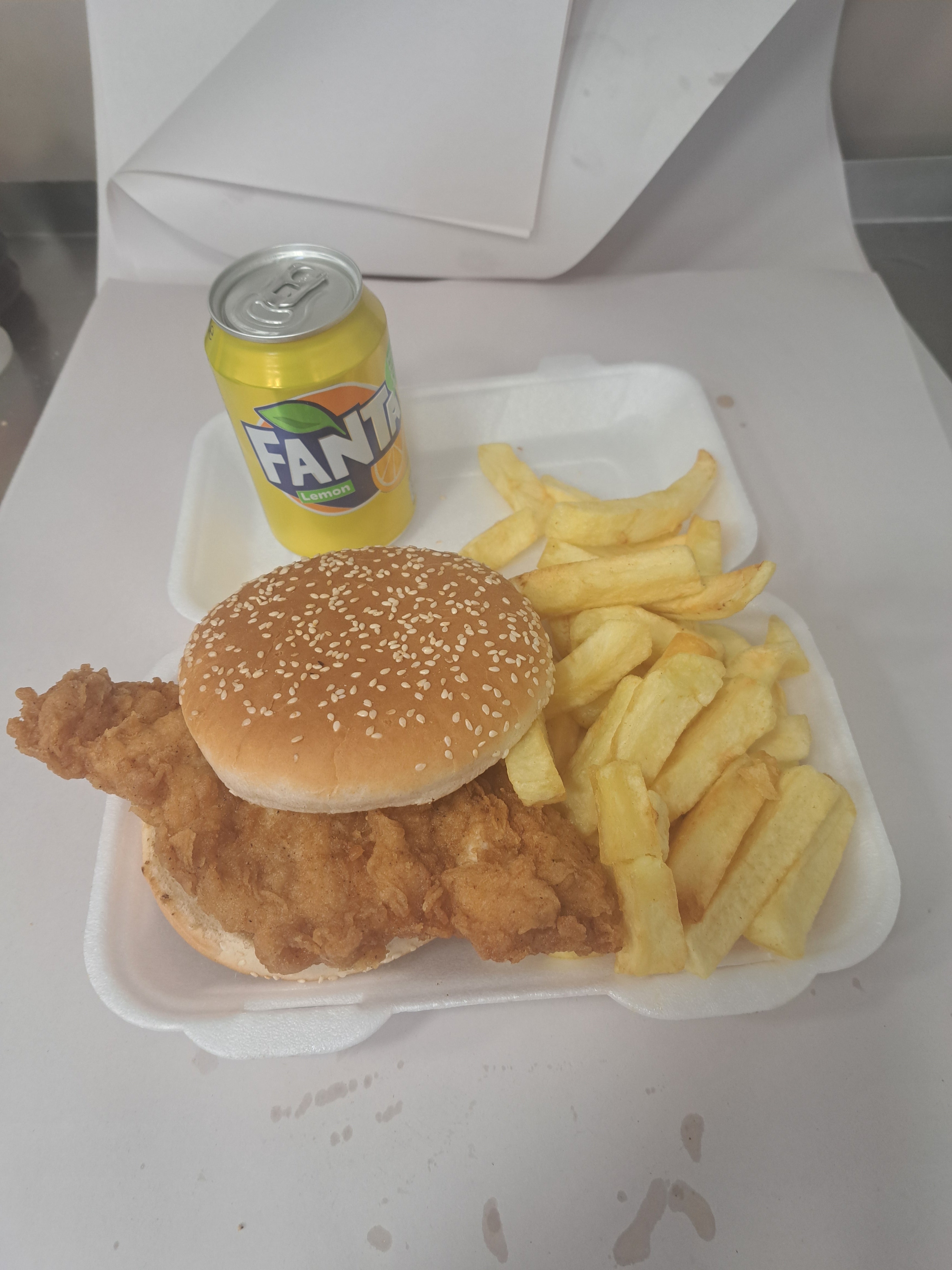 Cod Burger with