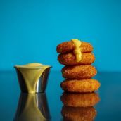 Cheesy Onion Rings