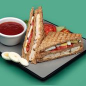 Healthy Chicken Club Sandwich