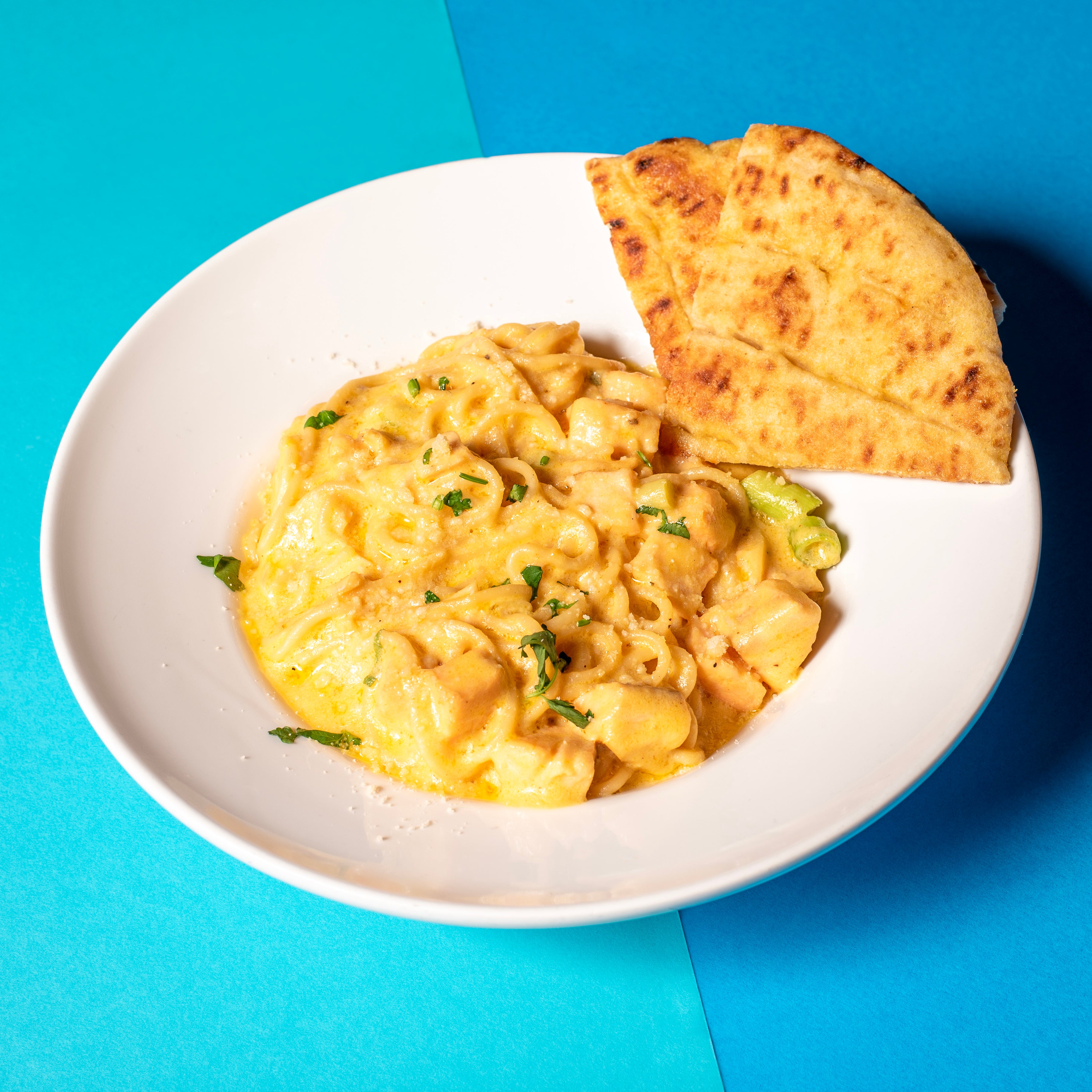 Creamy Salmon Catch Spaghetti
