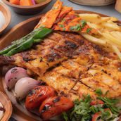 Half Grilled Chicken Meal 