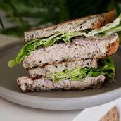 Tuna Calamansi Sourdough Sandwich