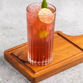 Peach And Raspberry Lemonde