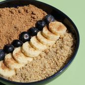 Cinnamon Oatmeal بذور الشيا مع الفول السوداني 