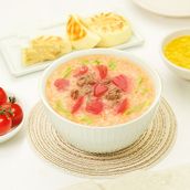 M2(tomato and beef congee)