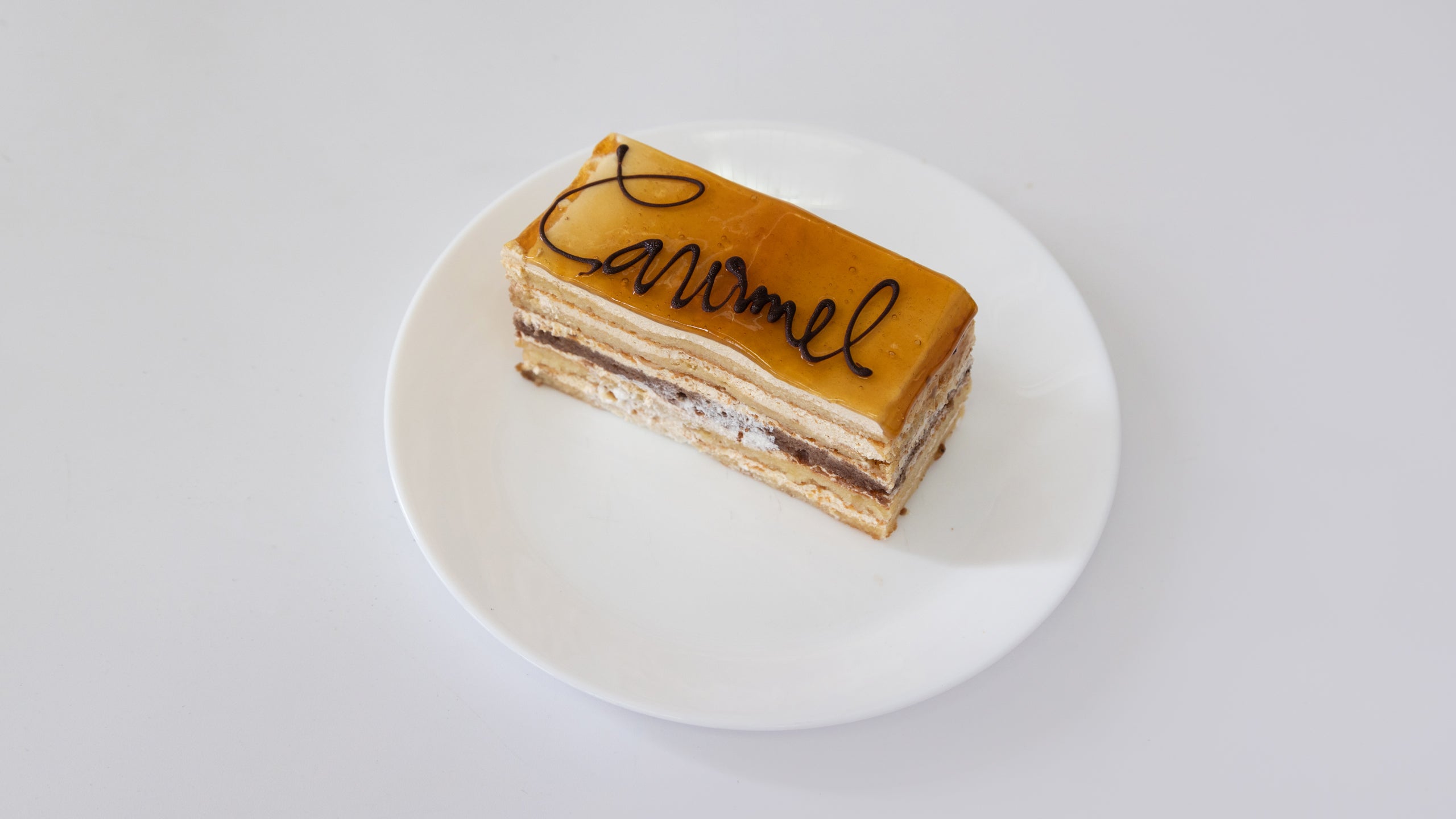 Caramel Cake Slice