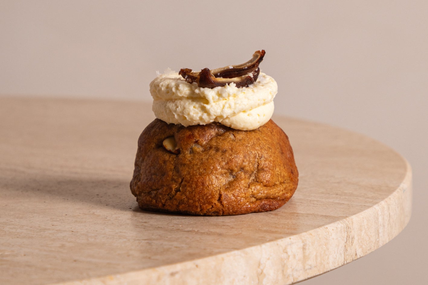Olive oil, Date Fudge and Vanilla Cremaux