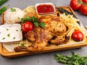 Roasted Whole Chicken On Oven