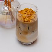 iced cereals latte