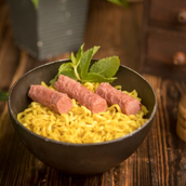 Indomie With Hot Dog