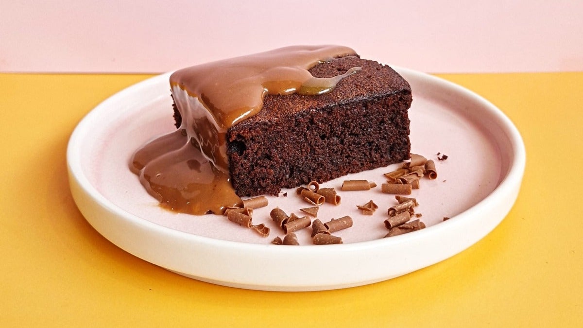 Chocolate Cake & Chocolate Custard