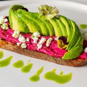 Avocado Beetroot Toast