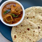 Mutton Curry with Roti