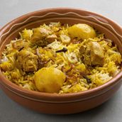 Chicken Zurbian With Rice