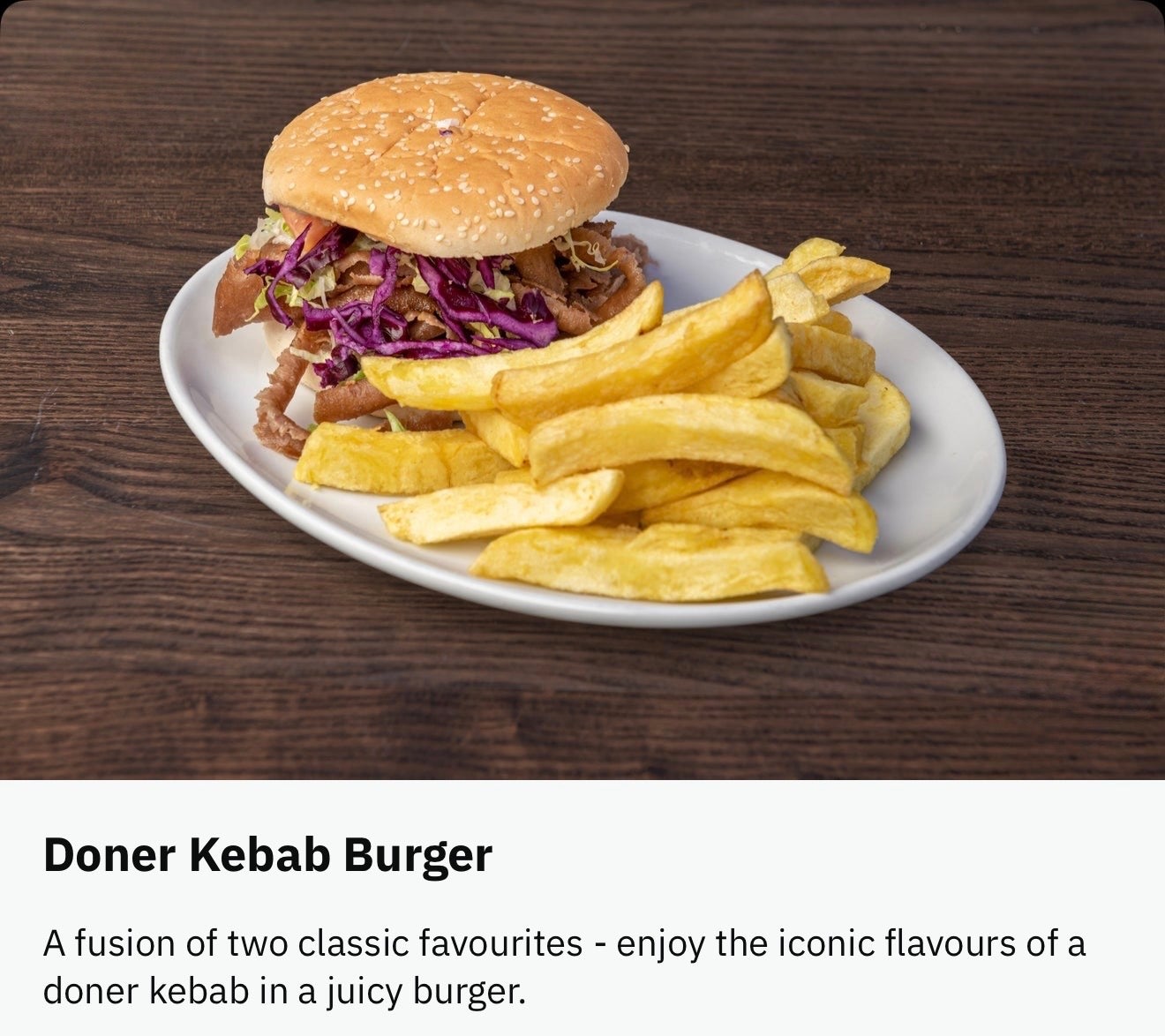 Donner Kebab Burger