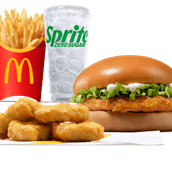 Chickenburger Bundle Large Meal