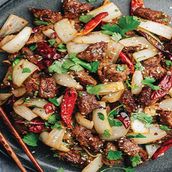 Stir-Fried Lamb With Cumin