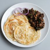 Poratta And Beef Fry