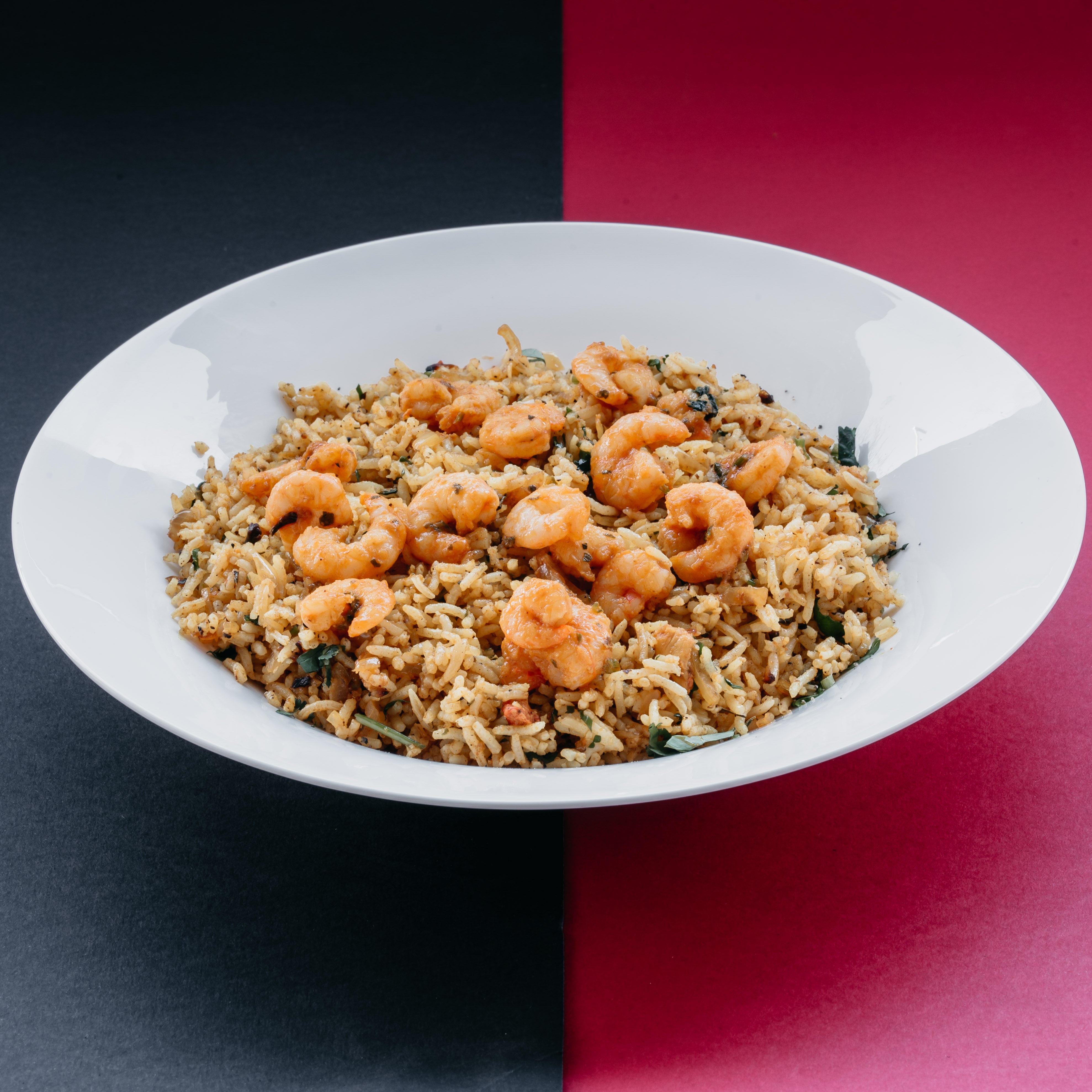 Small Prawns Biryani