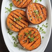 grilled sweet potato