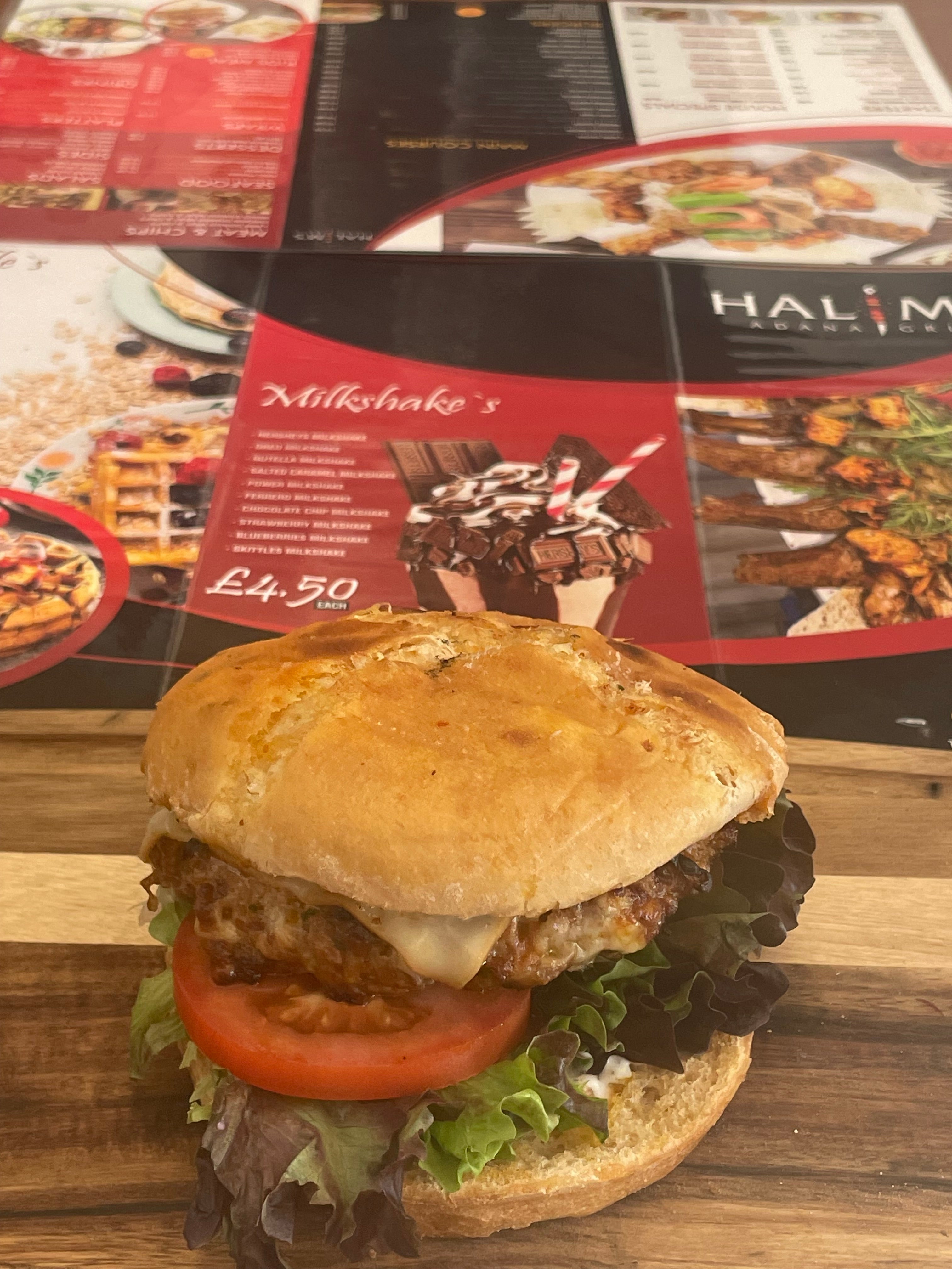 Homemade Chicken Burger