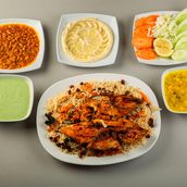 Fresh Afghani Pulao With Grilled Sherry Fish